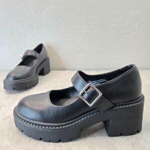 Madden Girl Platform Maryjane Shoes Lolita Preppy Lug Sole Chunky Dress Size 7.5